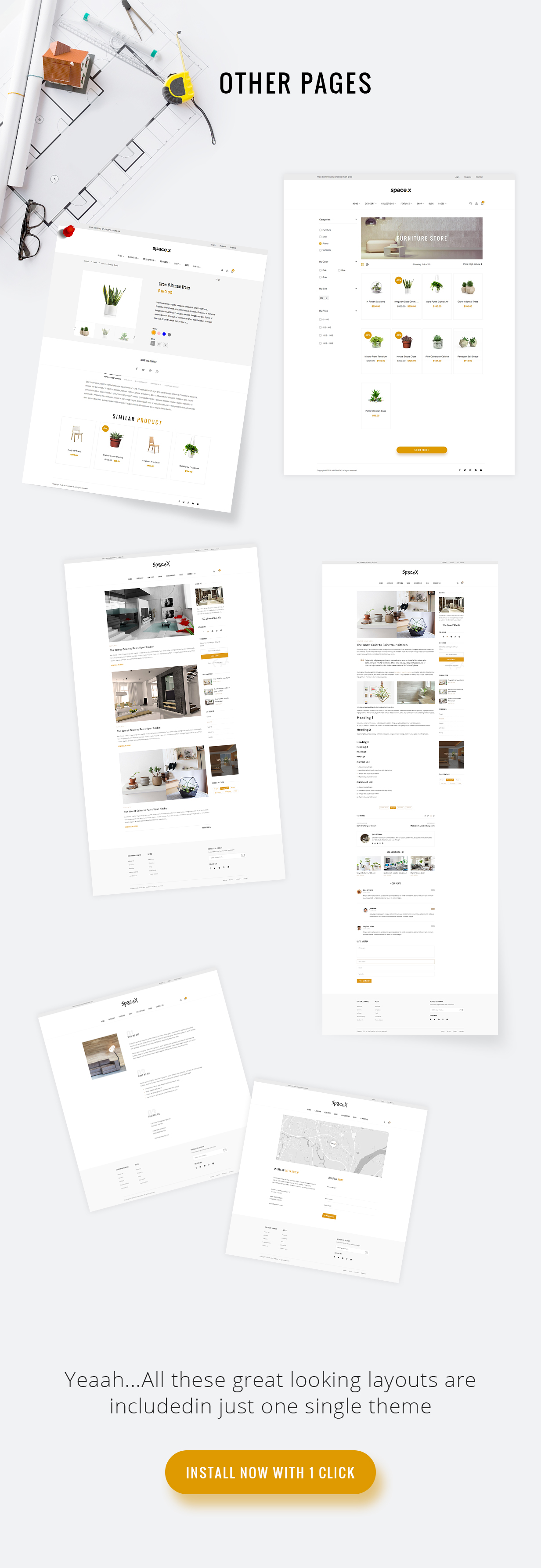 Space - Minimal Furniture Interior Decor Architecture Shopify Theme - 5