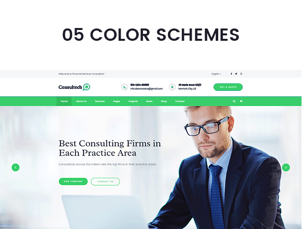 Consultech - Finance & Consulting Business WordPress Theme - 4