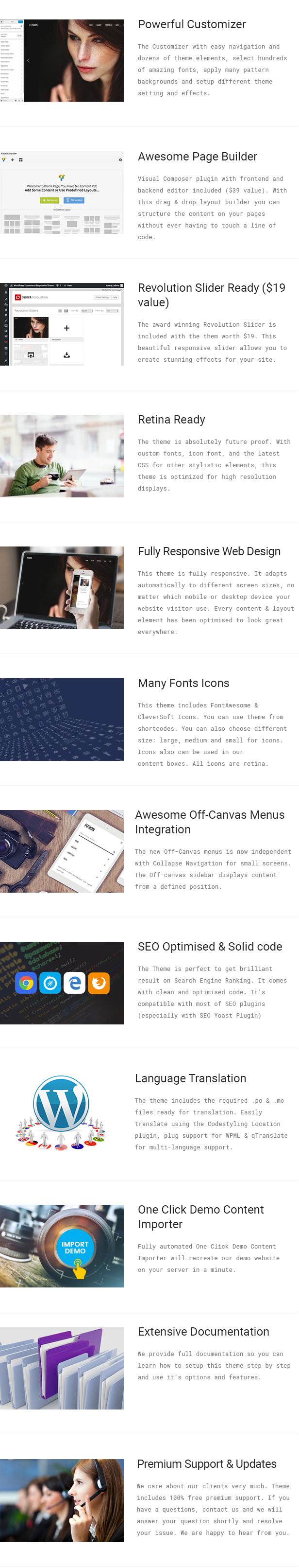 Fusion - Responsive Photography & Portfolio WordPress Theme - 4