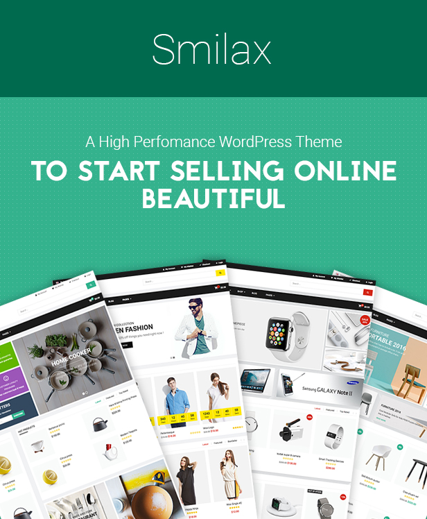 Smilax - Multi-purpose Responsive WooCommerce Theme - 4